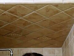 shower tempts petite brunette model into daddy's wild massage fuck?