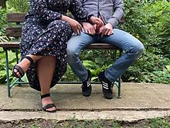 feeding my curvy mature mother-in-law natural protein cumshot after nylon heels handjob