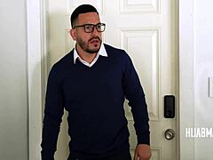 Doorway Hijab Wife Fingers Shy Milf Brothel Boner!