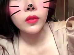 Asian Big Tits Girl Shows Off White Boobs on Bigo Live