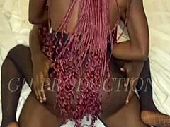 me and my african girl massage each other into hot skinny foreplay