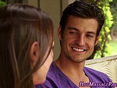 Cum-Drenched Masseuse Sucks Monster Cock Outdoors