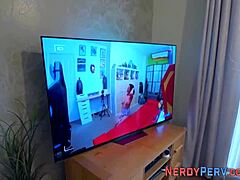 wanna watch this busty british babe tricked into first time cock sucking handjob?