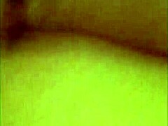 Cheating chubby BBW wife pounds her plump tits in homemade fuck!