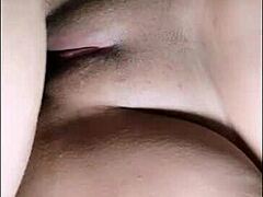 brazilian redhead's juicy pussy stretched by monster cock for creampie