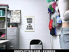 curvy paige owens bends over for officer's lesson after shoplifting