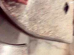 Skinny Whore Deepthroats in Walmart Lot Swallows Cum