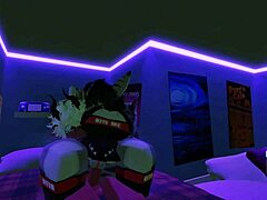 demon shark girl roblox quickie furry fun