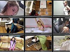 Freshman sheila daniels, boyfriend hits hitachi till you squirt!