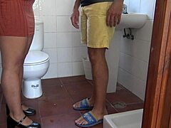 i crave my stepson's hot piss splashing while he watches me horny stepmom