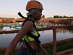 thai teen cherry rides big euro cock pov doggy style fun