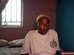 skinny step sister spreads for pastor's merciless bedroom doggystyle pounding