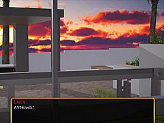 Brunette big tits erotic family play intensifies