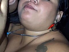 brazilian bbw puta anal assfucked by several at interracial orgy party