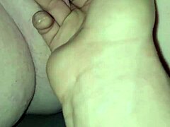 redhead fingers hairy clit to explosive squirting orgasm