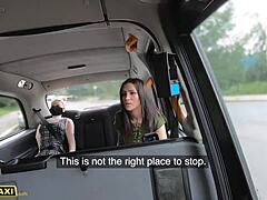 Fake Taxi Sex Doll Watches Cabbie Cheat on Brunette Tattoo Babe