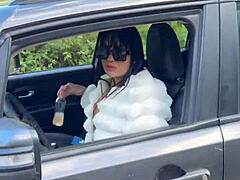 hot asian calls delivery guy to creampie her tight pussy raw 🍕🍆💦