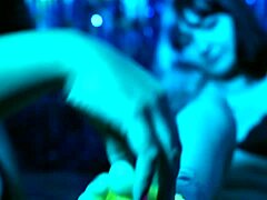 Slime-covered cuties Piie and Nath tease with messy foot worship and toe sucking