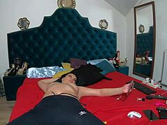 milfycalla in shorts teases her pussy while masturbating solo preview 233