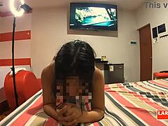 perla loves getting her pussy licked doggystyle in casting moans loud