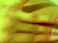 Petite teen babe gently explores her pretty pink pussy solo