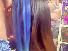 dude your colombian college chica's sucking that huge cock like a pro before getting facefucked