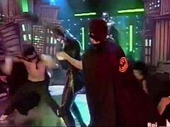 giorgia palmas sways sexy hips in steamy italian dance tease