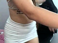 beautiful young latina teen with big tits poses softcore adorable solo