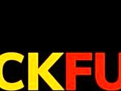 black booty slut gets her pussy clapped rough in hardcore cowgirl ride