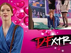 Horny Brunette Rommie Begs For BFF's Massive BBC Cowgirl Deepthroat Ride