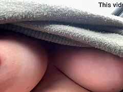 Italian Artemisia Bounces Juicy Big Natural Tits Milf Slowmo