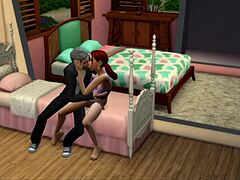 Daddy enters room claiming daughter's eager virginity loss