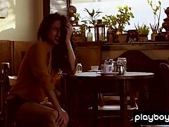 Wow Petite Hungarian Luca Miklosi Flaunts Hairy Pussy Playboy!