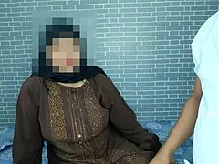 poor muslim hijab girl gets fucked hard by porn maker for cash in garden