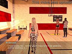 blonde dives into summer's erotic game