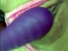 Colombian Amateur Latina Fingers Juicy Ass With Huge Dildo Toy