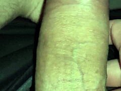 Skinny amateur strokes massive cock pov until thick cumshot finale