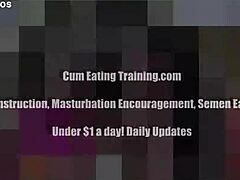 blow your huge load right now and eat every drop!
