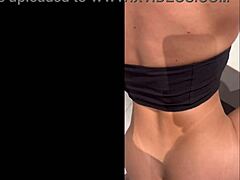 viral risky creampie with horny colombian teen in public mall bathroom