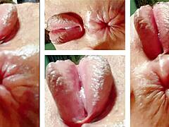 Vacuum Pump Teases Dripping Pussy and Stretching Anus Close-Up