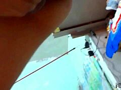 hot stepmom sneaks into stepson's bed for intense anal pounding until the door knocks