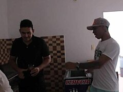 i sneak fuck stepbro's best friend hot latina ends in wild threesome