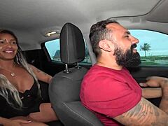 i'm in the car with lukas zaad pounding anne cristalli's tight ass and milking her tits