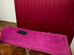 Redhead Bodybuilder Couple Homemade Massage Ends Cum Swallow