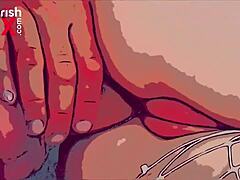 comic anime fembot ceo gets anal creampie in cosplay roleplay