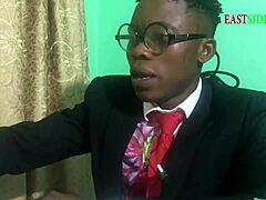 imagine your fat ebony lecturer deepthroating bbc before exam creampie fuck