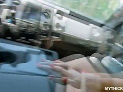 stella just got inked now blows and rides driver's cock