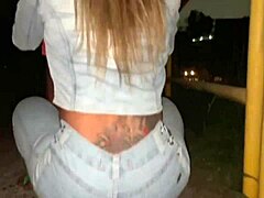 Wife Cuckolds Hubby With Friend's Cock In Public Flash Fuck