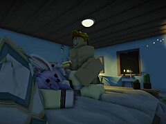 roblox teen fucked hard by monster cock in sexy game session