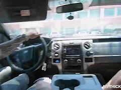 stella just got inked now blows and rides driver's cock